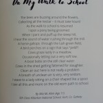 1st and 5th class pupils who were shortlisted for Green schools poetry competition